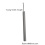 teasing-needle-straight-plastic-handle
