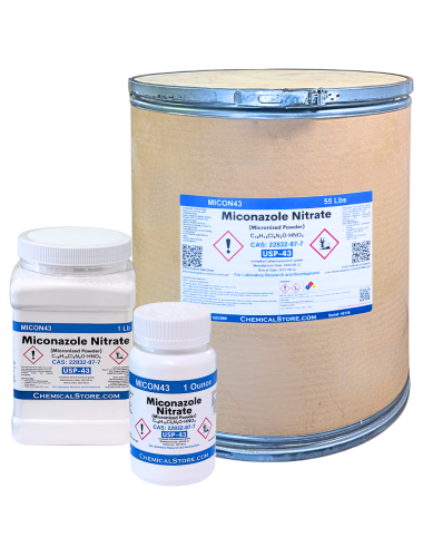 Miconazole Nitrate Micronized USP-43 (CAS 22832-87-7)